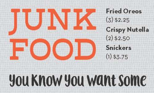 Page 4 of menu, F.L.X. Fry Bird in Geneva, NY